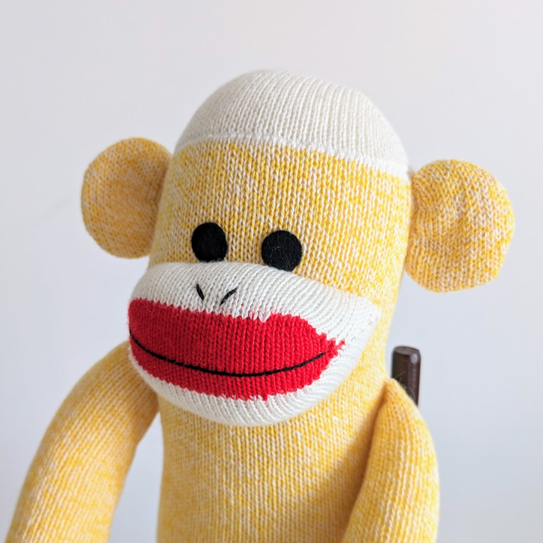 Red best sale sock monkey